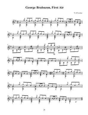 Turlough O\'Carolan Irish Harp Pieces for Classical Guitar - O\'Carolan/Boger - Guitar - Book