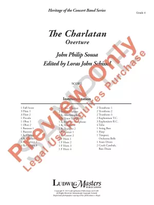 Overture: The Charlatan - Sousa/Schissel - Concert Band - Gr. 4