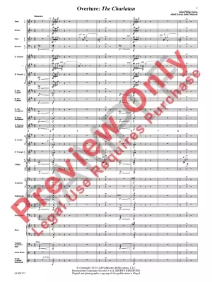 Overture: The Charlatan - Sousa/Schissel - Concert Band - Gr. 4