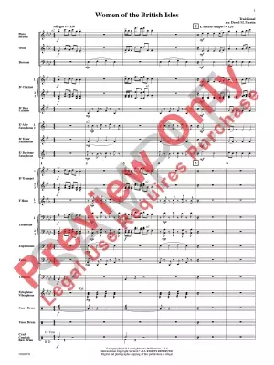 Women of the British Isles - Martin - Concert Band - Gr.3