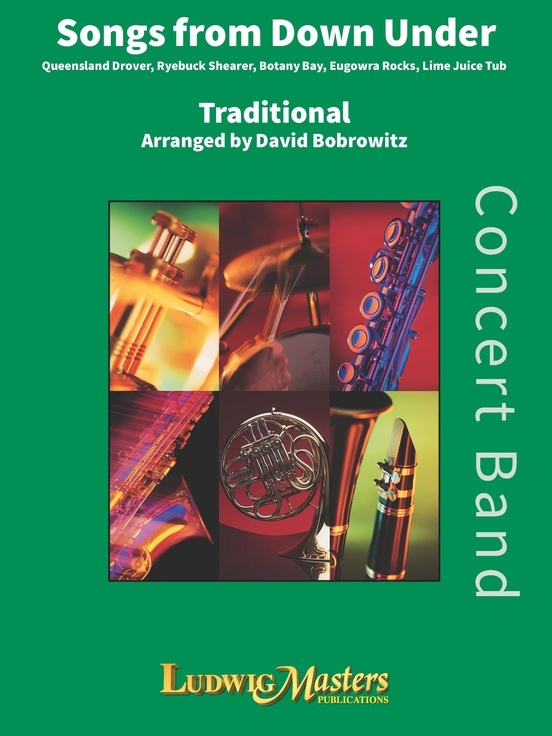 Songs from Down Under - Bobrowitz - Concert Band - Gr. 3.5