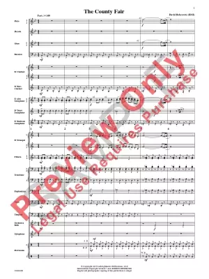 The County Fair - Bobrowitz - Concert Band - Gr. 3.5