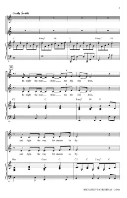 Because It\'s Christmas (For All the Children) - Manilow/Huff - Choral Octavo - 2-Pt Accompanied