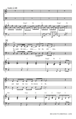 Because It\'s Christmas (For All the Children) - Manilow/Huff - Choral Octavo - SATB Accompanied