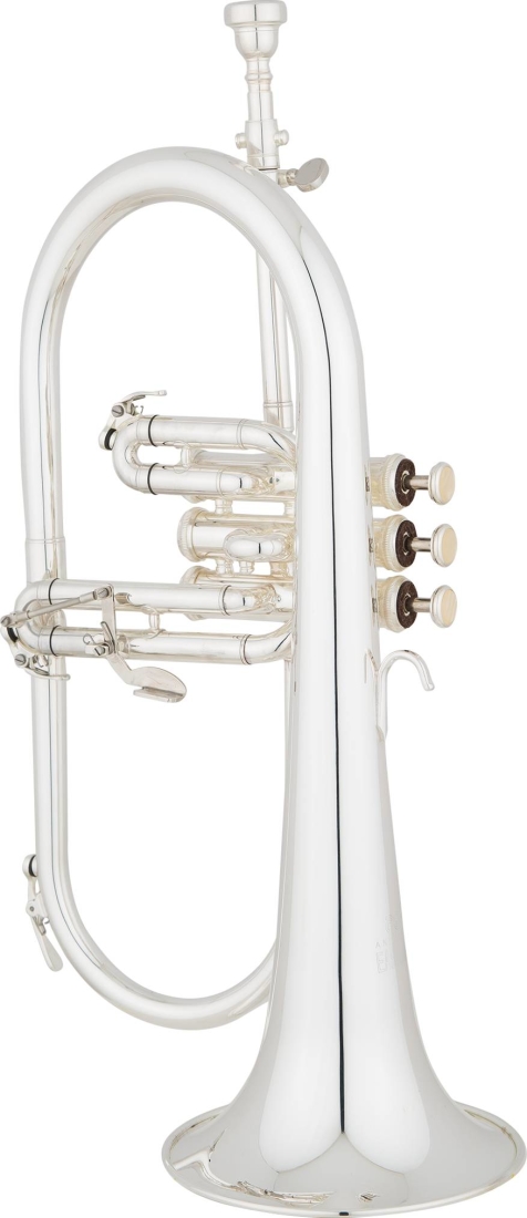 EFG412S Flugelhorn with 3rd Valve Trigger - Silver-Plated