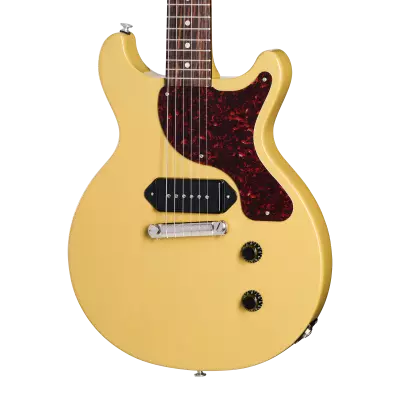 Les Paul Junior Double Cut Electric Guitar with Hardshell Case - TV Yellow