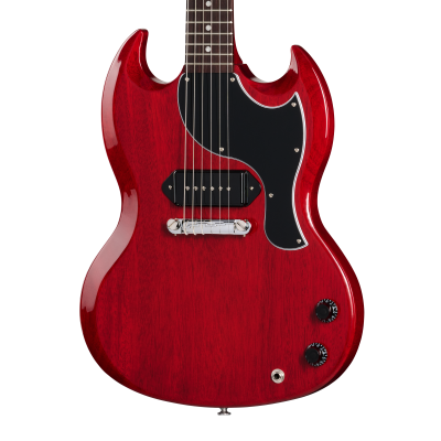 Gibson SG Junior Electric Guitar With Hardshell Case - Vintage Cherry