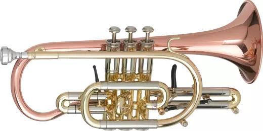Getzen - Custom Bb Cornet with Copper Brass Bell - Lacquer