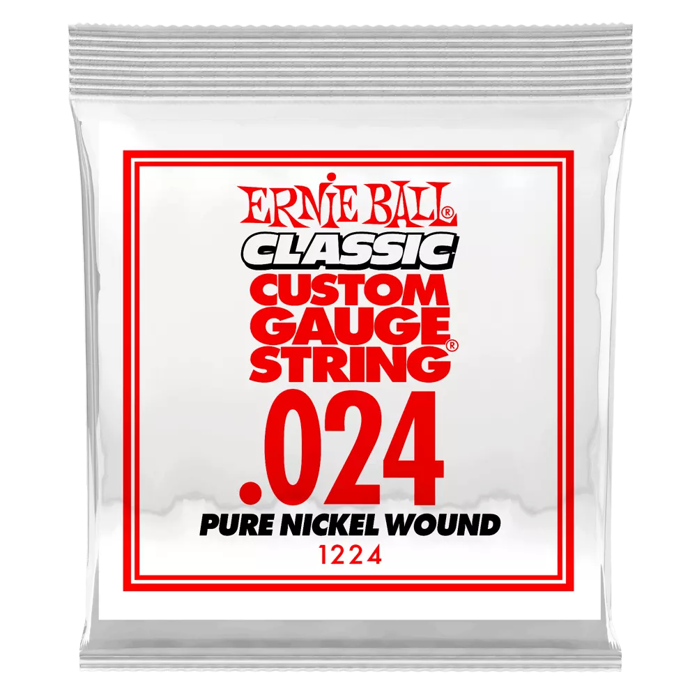 Classic Pure Nickel Wound Electric Guitar String - .024 (Single)