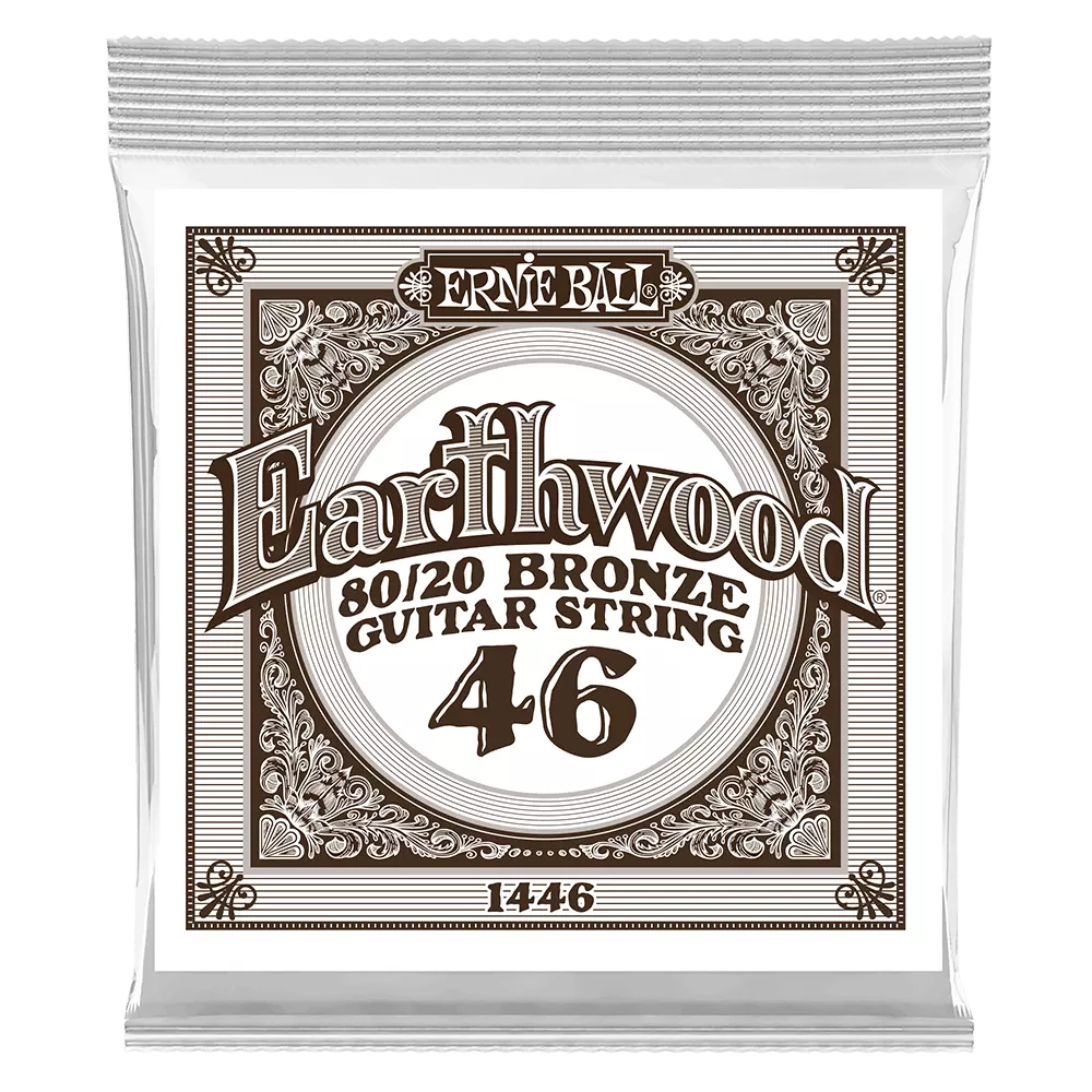 Earthwood 80/20 Bronze Acoustic Guitar String - .046 (Single)