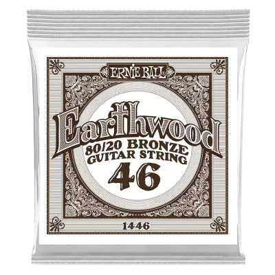 Earthwood 80/20 Bronze Acoustic Guitar String - .046 (Single)