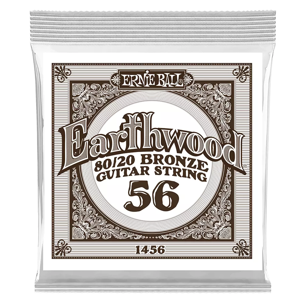 Earthwood 80/20 Bronze Acoustic Guitar String - .056 (Single)