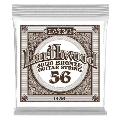 Earthwood 80/20 Bronze Acoustic Guitar String - .056 (Single)