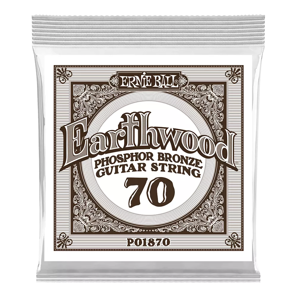 Earthwood Phosphor Bronze Acoustic Guitar String - .070 (Single)