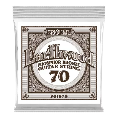 Earthwood Phosphor Bronze Acoustic Guitar String - .070 (Single)