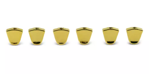 Button Set for Revolution Series and Plus Series Tuning Machines - Metal Keystone Gold