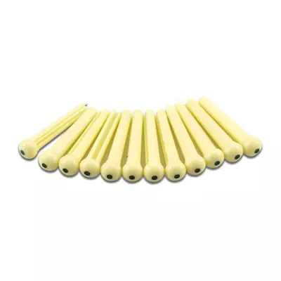 WD Music - Deluxe Traditional Bridge Pins with Dot (48 Pack)