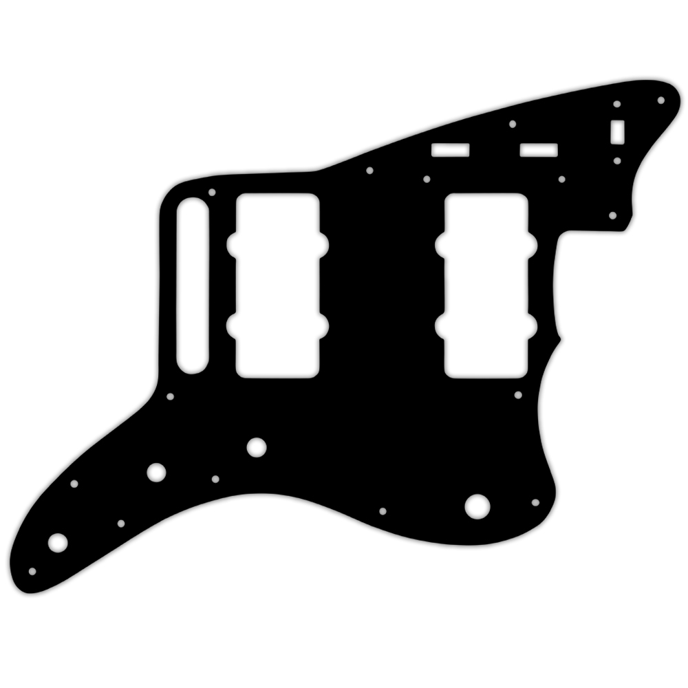 Custom Pickguard for Fender Classic Player Jazzmaster Special - Black