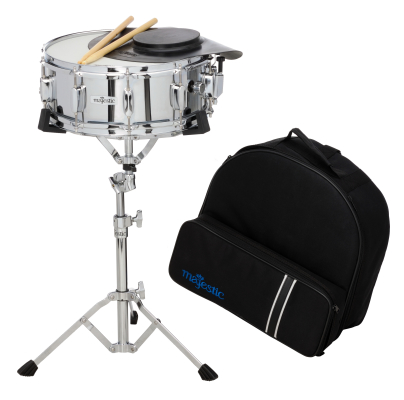Majestic Percussion - Student Snare Drum and Practice Pad Kit