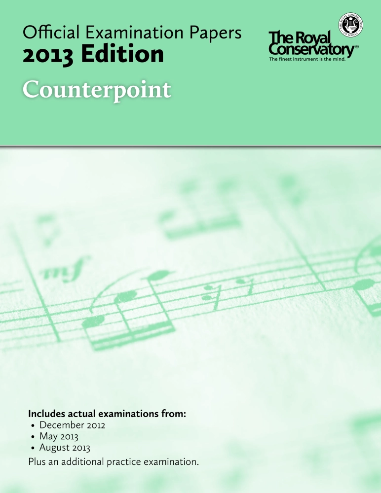 RCM Official Examination Papers: Counterpoint - 2013 Edition