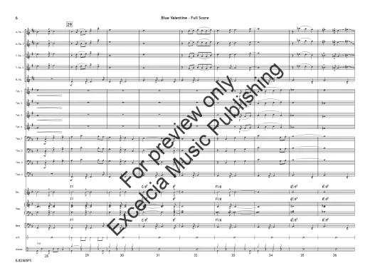 Blue Valentine - Roth - Jazz Ensemble - Gr. 1.5