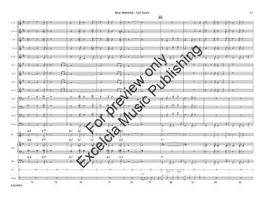 Blue Valentine - Roth - Jazz Ensemble - Gr. 1.5