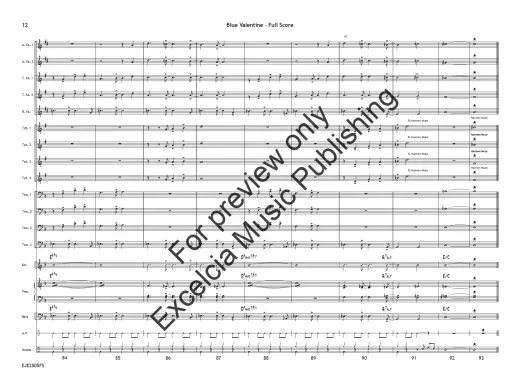 Blue Valentine - Roth - Jazz Ensemble - Gr. 1.5