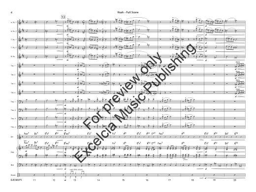 Hush - Sciaino - Jazz Ensemble - Gr. 1.5