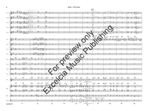 Hush - Sciaino - Jazz Ensemble - Gr. 1.5