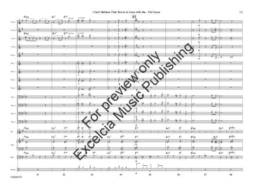 I Can\'t Believe that You\'re in Love with Me - McHugh/Gaskill/Blair - Jazz Ensemble - Gr. 2