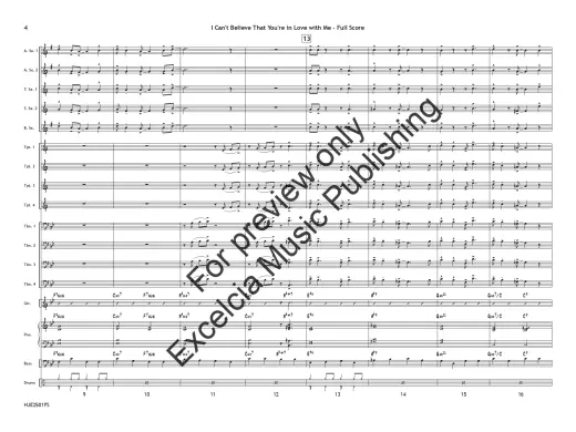 I Can\'t Believe that You\'re in Love with Me - McHugh/Gaskill/Blair - Jazz Ensemble - Gr. 2