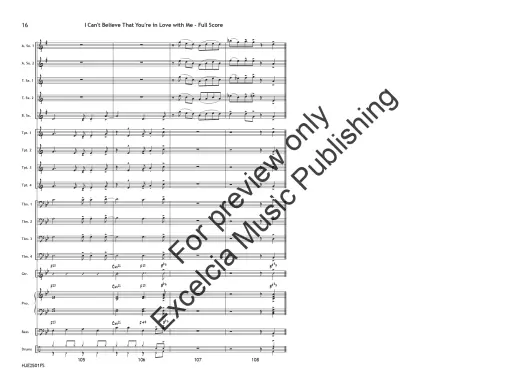 I Can\'t Believe that You\'re in Love with Me - McHugh/Gaskill/Blair - Jazz Ensemble - Gr. 2