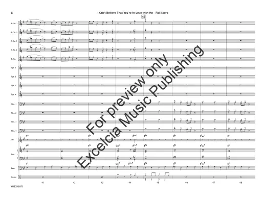 I Can\'t Believe that You\'re in Love with Me - McHugh/Gaskill/Blair - Jazz Ensemble - Gr. 2