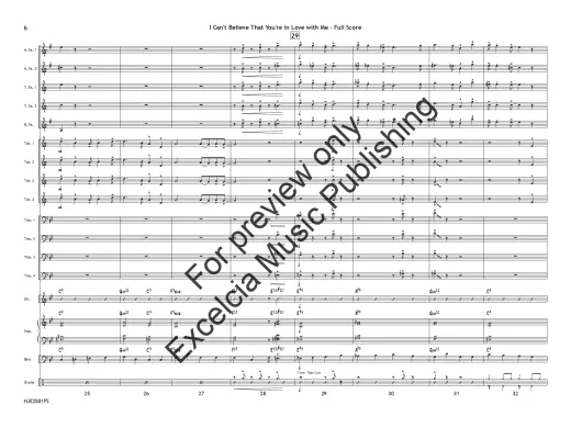 I Can\'t Believe that You\'re in Love with Me - McHugh/Gaskill/Blair - Jazz Ensemble - Gr. 2