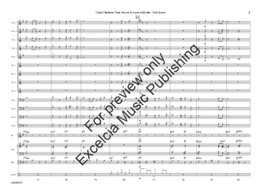 I Can\'t Believe that You\'re in Love with Me - McHugh/Gaskill/Blair - Jazz Ensemble - Gr. 2
