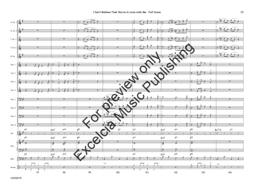 I Can\'t Believe that You\'re in Love with Me - McHugh/Gaskill/Blair - Jazz Ensemble - Gr. 2