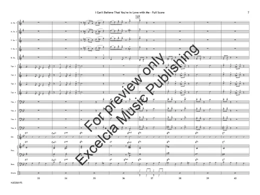 I Can\'t Believe that You\'re in Love with Me - McHugh/Gaskill/Blair - Jazz Ensemble - Gr. 2