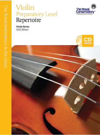 RCM Violin Preparatory Level Repertoire - Violin Series 2013 Edition - Book/CD