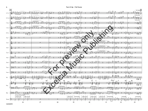 Turn It Up - Parsons - Jazz Ensemble - Gr. 2