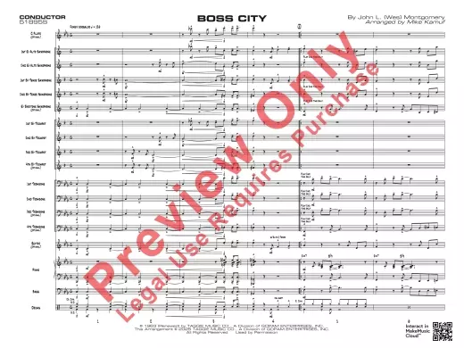 Boss City - Montgomery/Kamuf - Jazz Ensemble - Gr. 2.5