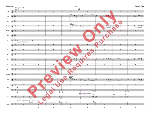 Payton\'s Tune - Hirsch - Jazz Ensemble - Gr. 2.5