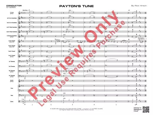 Payton\'s Tune - Hirsch - Jazz Ensemble - Gr. 2.5