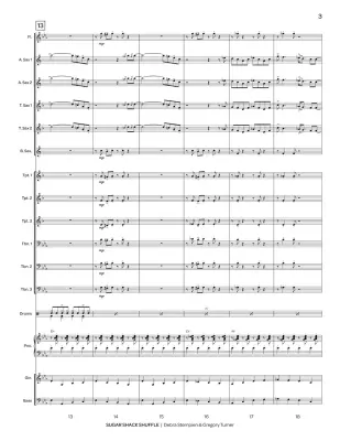 Sugar Shack Shuffle - Stempien/Turner - Jazz Ensemble - Gr. 3