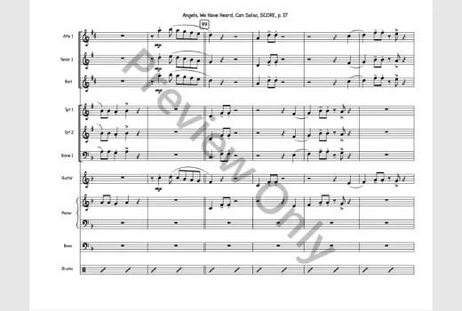 Angels, We Have Heard, Can Salsa -  Sherburne - Jazz Ensemble - Gr. 4
