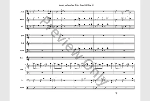 Angels, We Have Heard, Can Salsa -  Sherburne - Jazz Ensemble - Gr. 4
