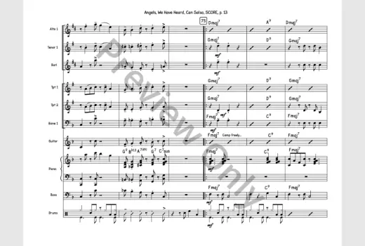 Angels, We Have Heard, Can Salsa -  Sherburne - Jazz Ensemble - Gr. 4