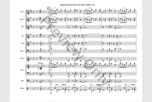 Angels, We Have Heard, Can Salsa -  Sherburne - Jazz Ensemble - Gr. 4