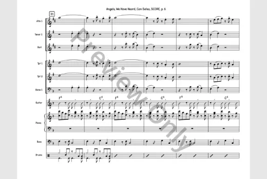 Angels, We Have Heard, Can Salsa -  Sherburne - Jazz Ensemble - Gr. 4