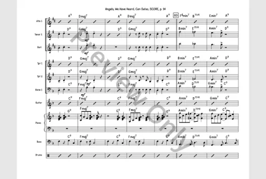 Angels, We Have Heard, Can Salsa -  Sherburne - Jazz Ensemble - Gr. 4
