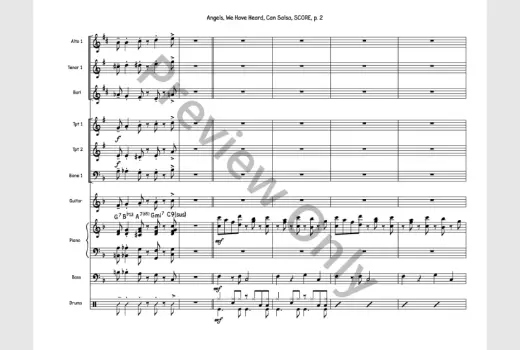 Angels, We Have Heard, Can Salsa -  Sherburne - Jazz Ensemble - Gr. 4